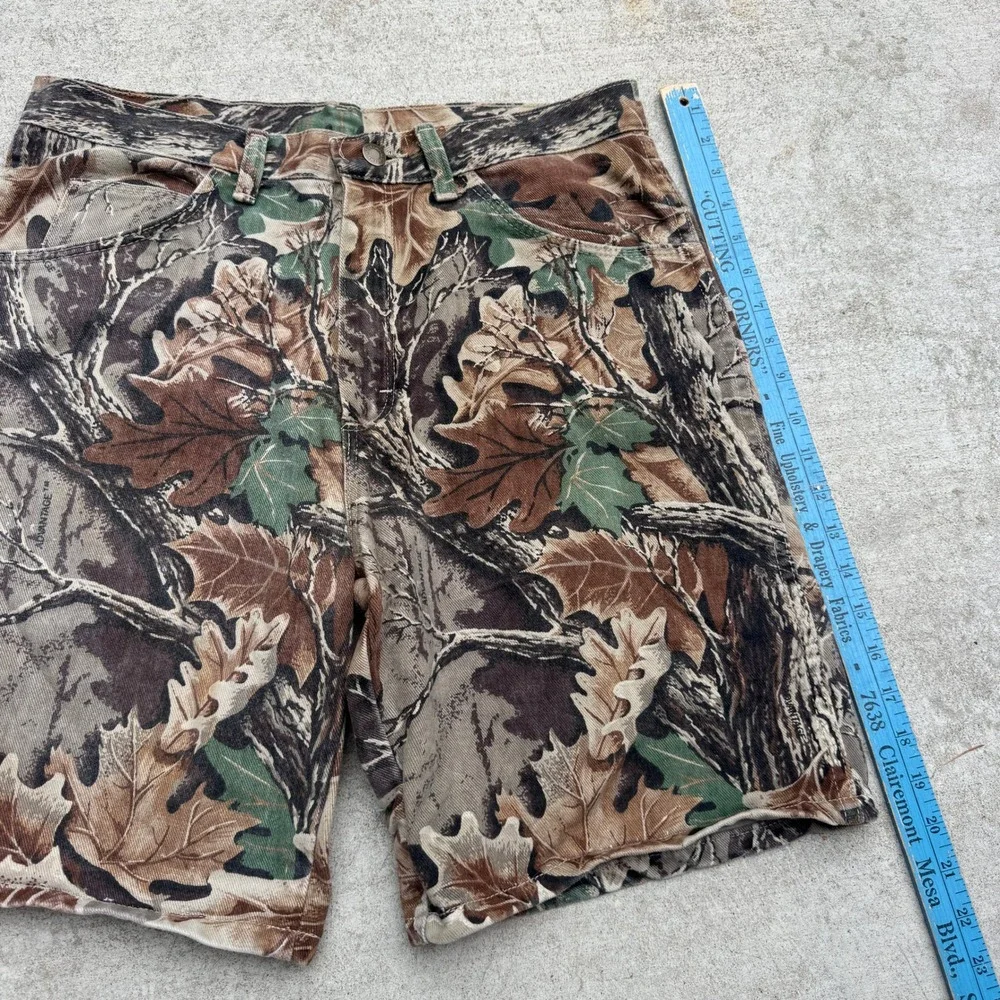 Wrangler Rugged Wear Men 32 Advantage Camo Shorts Made in USA Utility Vintage